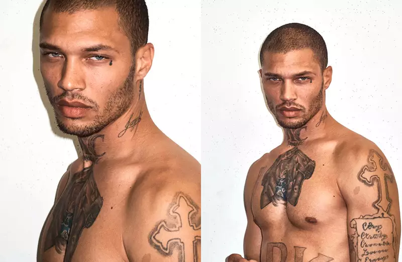 Jeremy Meeks deur Steven Klein Man About Town SS174