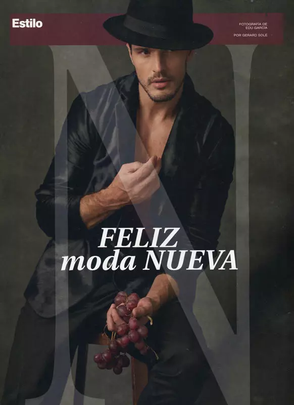 Diego Miguel i le tala faʻasalalau a Men's Health Spain, Tesema 2015. Ata na saunia e Edu Garcia.