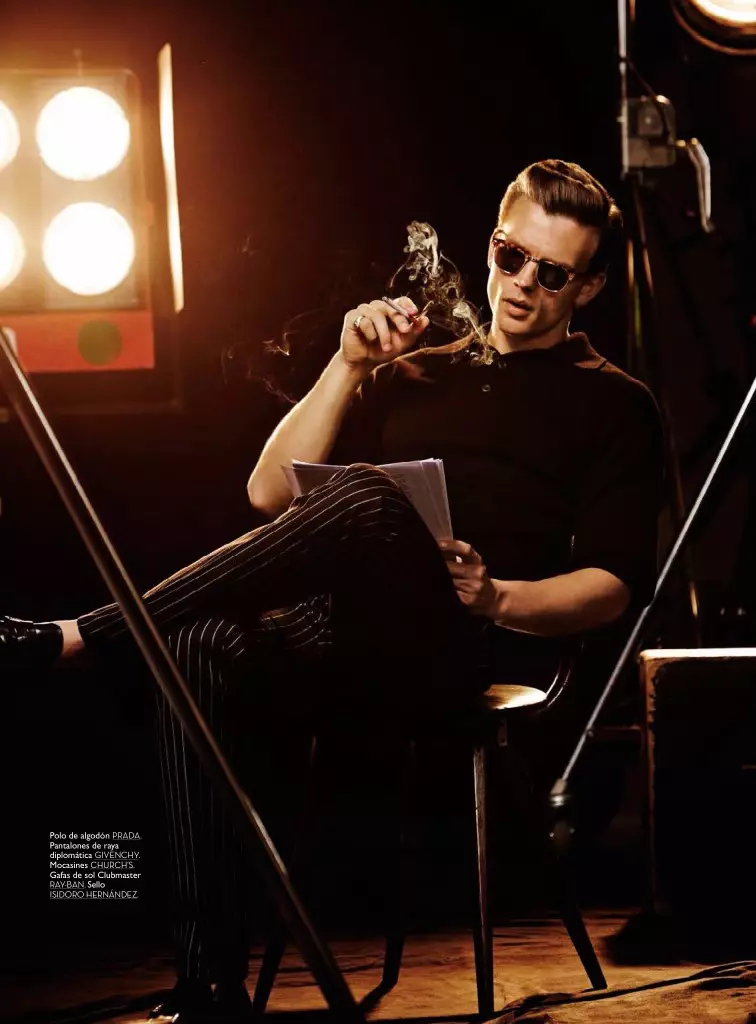 Benjamin Eidem comme Sinatra GQ Espagne4