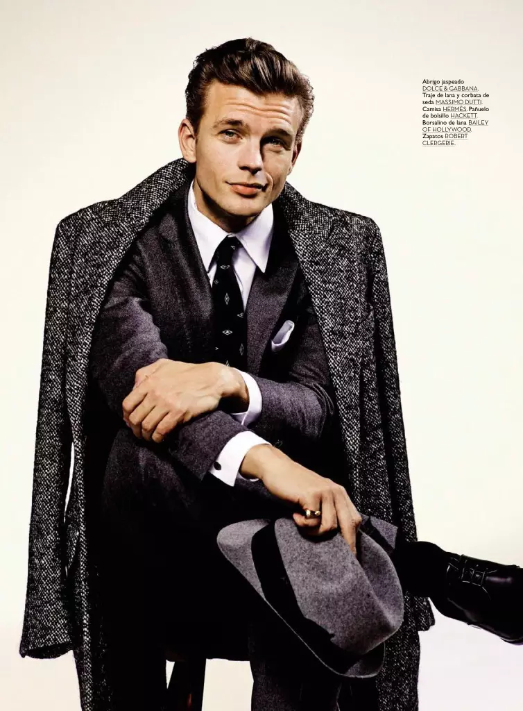 Benjamin Eidem som Sinatra GQ Spain