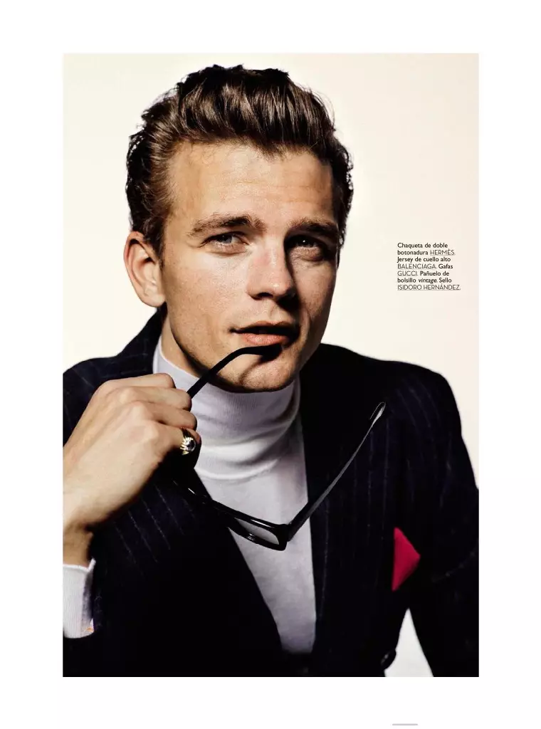 Benjamin Eidem monga Sinatra GQ Spain7