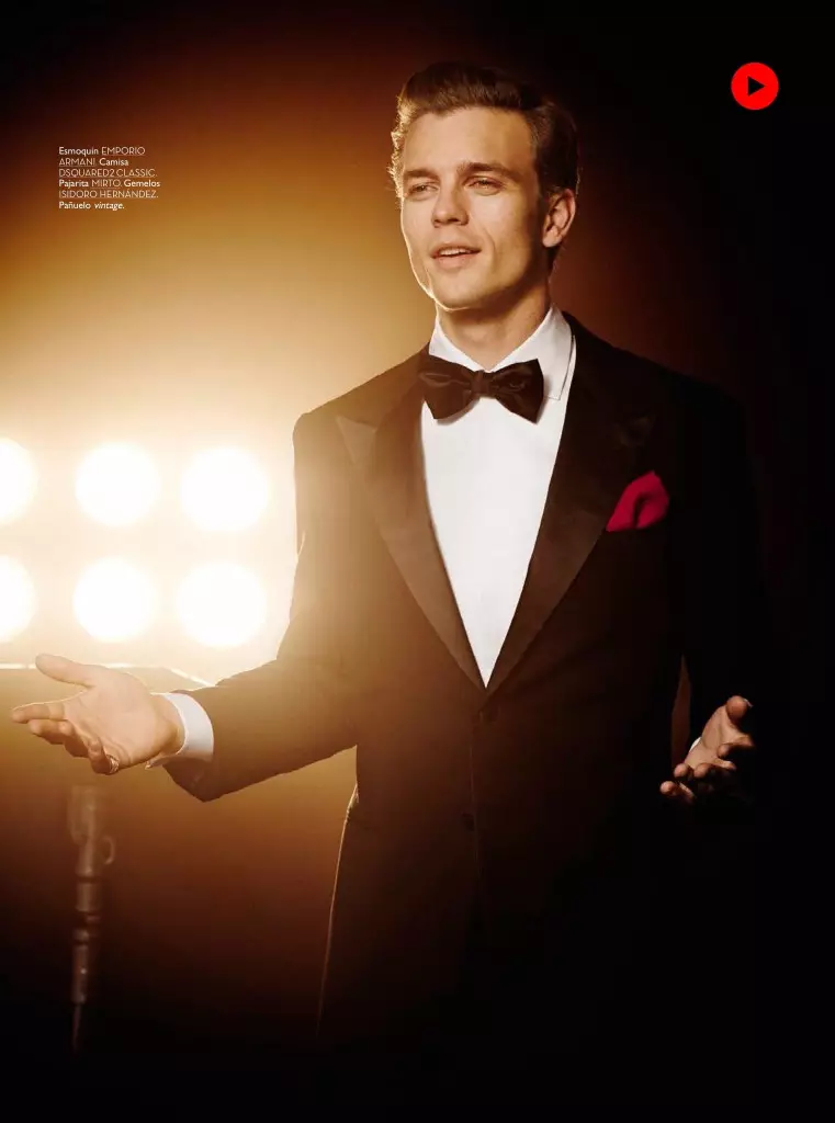 Benjamin Eidem as Sinatra GQ Spain9