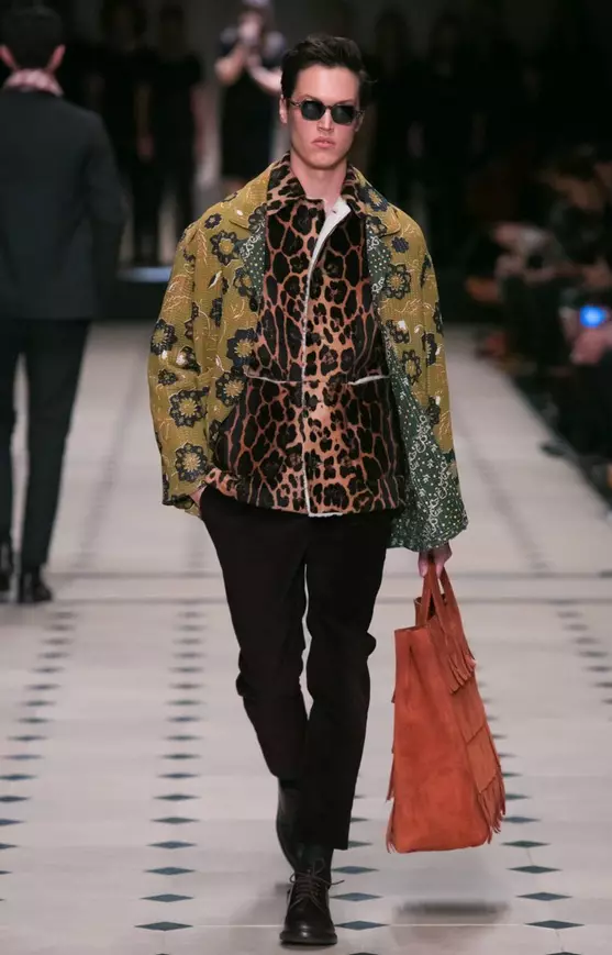 Burberry Prorsum Vira Aŭtuno/Vintro 2015 Londono