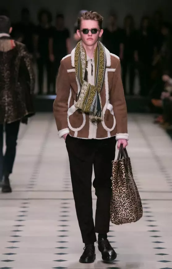 Burberry Prorsum Vira Aŭtuno/Vintro 2015 Londono