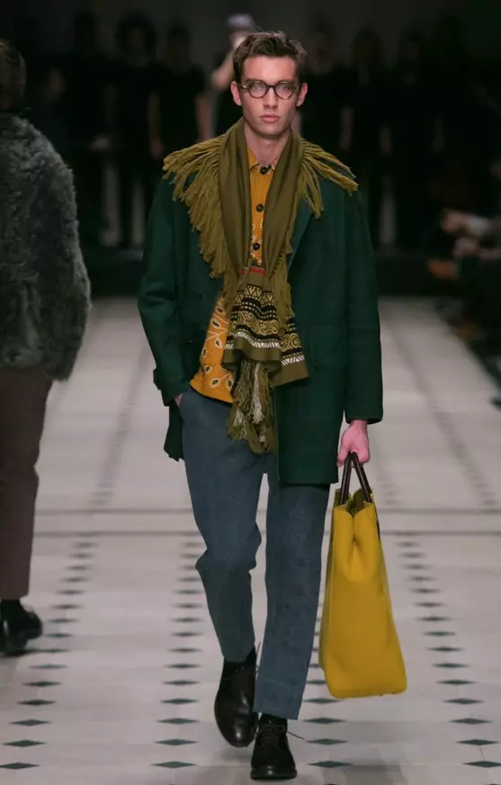 Burberry Prorsum Mens Fall / Gaeaf 2015 Llundain