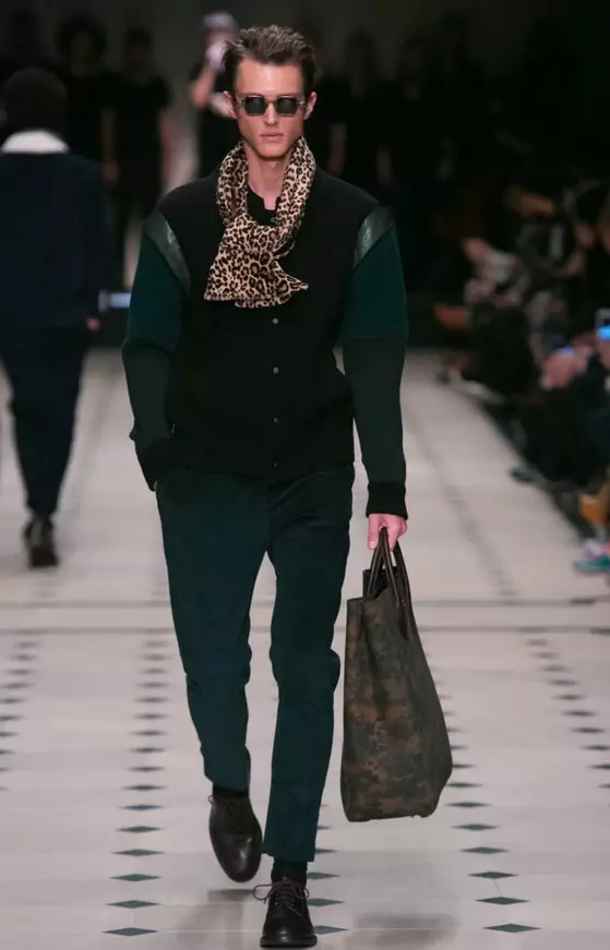 Burberry Prorsum Mens Fall / Gaeaf 2015 Llundain