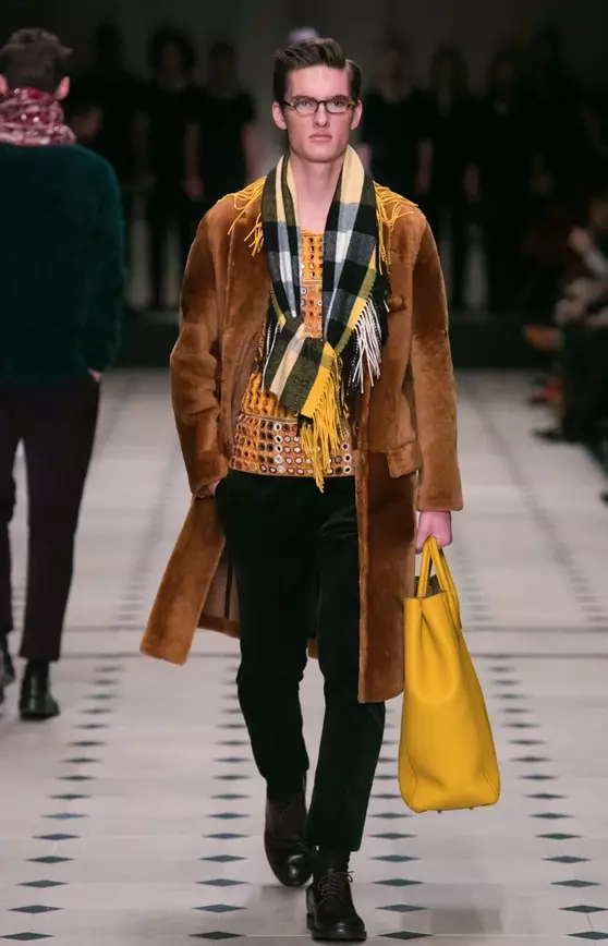 Burberry Prorsum Vira Aŭtuno/Vintro 2015 Londono