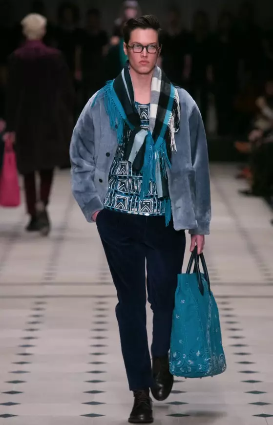 Burberry Prorsum Vira Aŭtuno/Vintro 2015 Londono