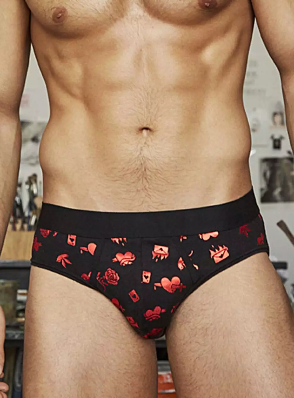 Modelo Elliott Reeder para SIMONS Homme Underwear 4677_2