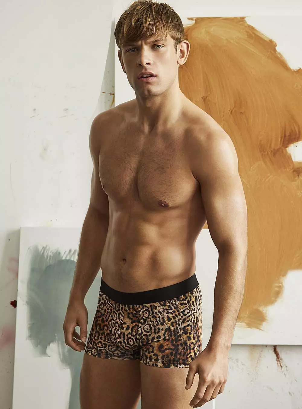 Modelo Elliott Reeder para SIMONS Homme Underwear 4677_4