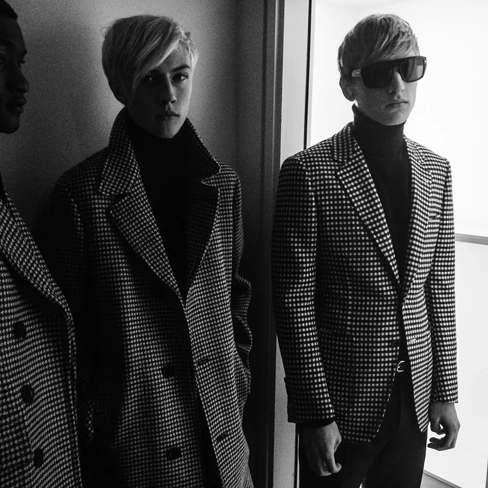 TOM FORD AW15 MEN'S PRESENTATION: BACKSTAGE