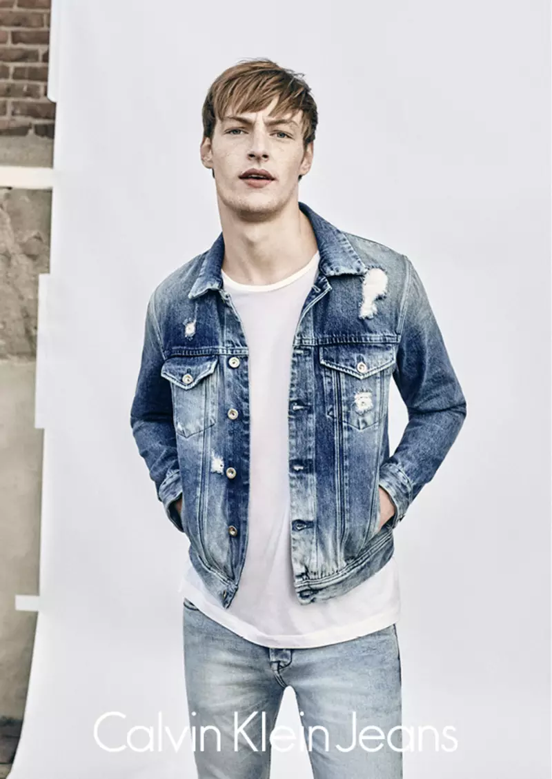 D'oibrigh Grianghrafadóir Calvin Klein Jeans 2016 Marc De Groot le Stylist Tereza Ortiz le haghaidh fógraí poiblíochta. Móide 2 fo-éadaí nua CK bolscaireachta.