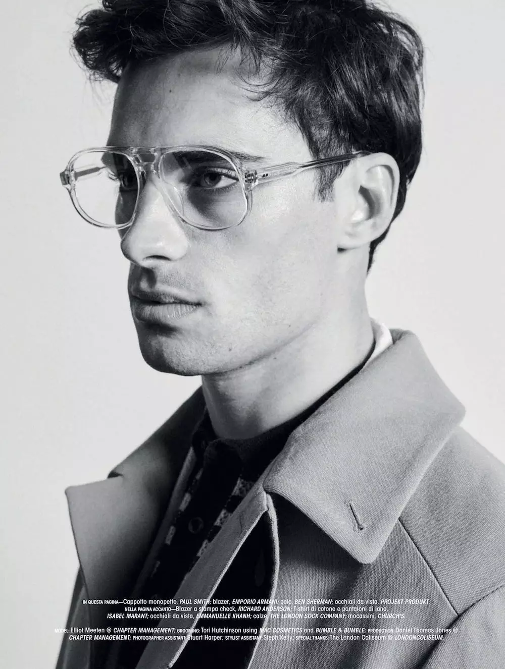 Elliot Meeten pikeun L'Officiel Hommes Italia Spring 2021