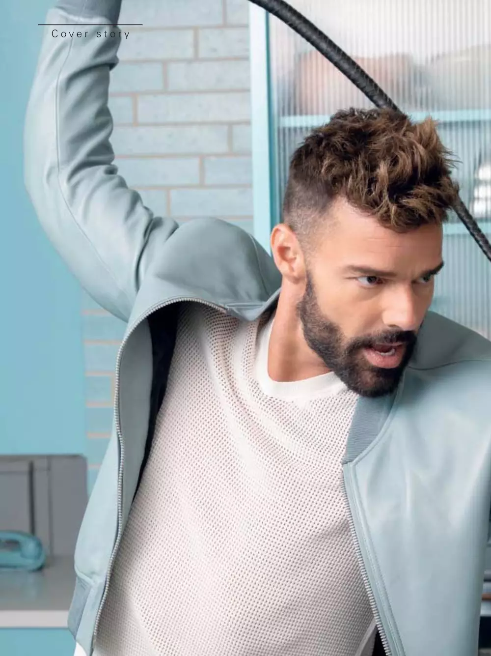 The Now Icon : Ricky Martin pour L'Officiel Hommes Italia mars 2020