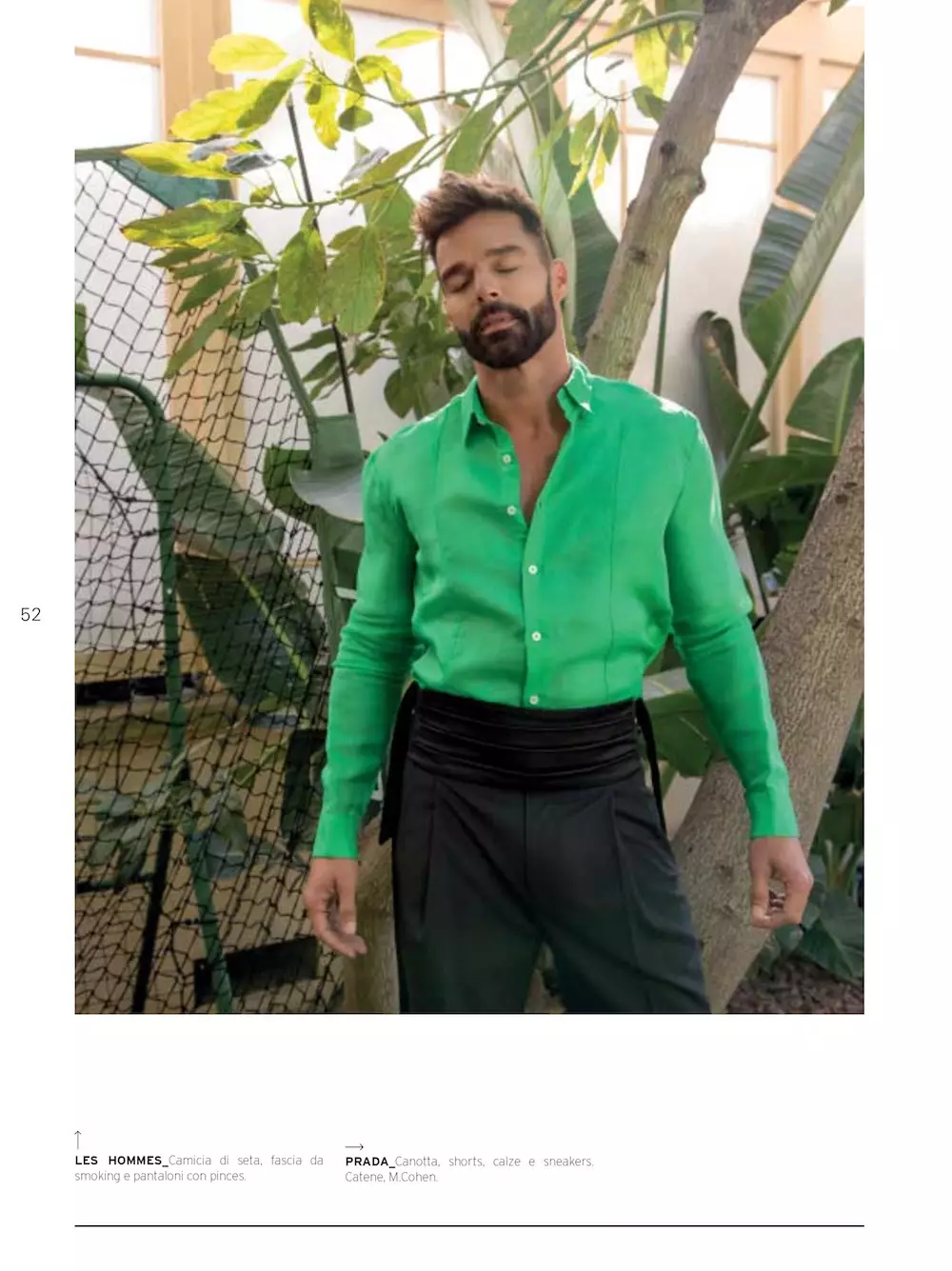 The Now Icon: Ricky Martin per a L'Officiel Hommes Italia març de 2020