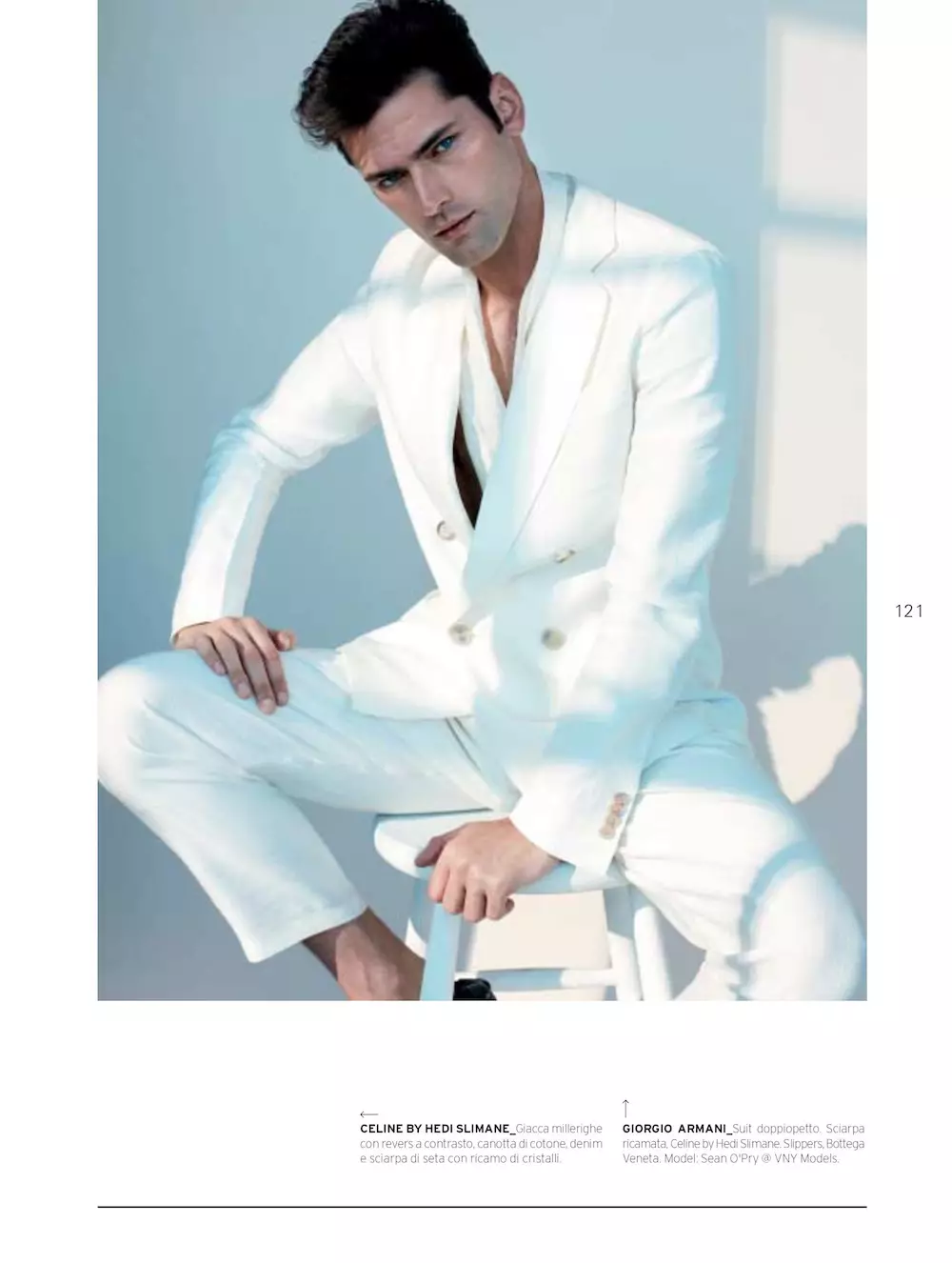 Sean O'Pry autorstwa Alexei Hay dla L'Officiel Hommes Italia Marzec 2020 Od redakcji