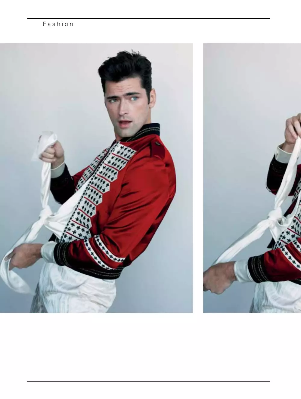 Sean O'Pry gan Alexei Hay ar gyfer Golygyddol L'Officiel Hommes Italia Mawrth 2020