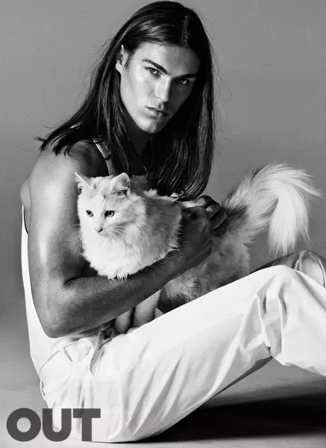 Pussy Riot: 12 Supermodels, 10 Cats, One Fab (sy Furry) Portfolio | OUT Magazine 4760_3