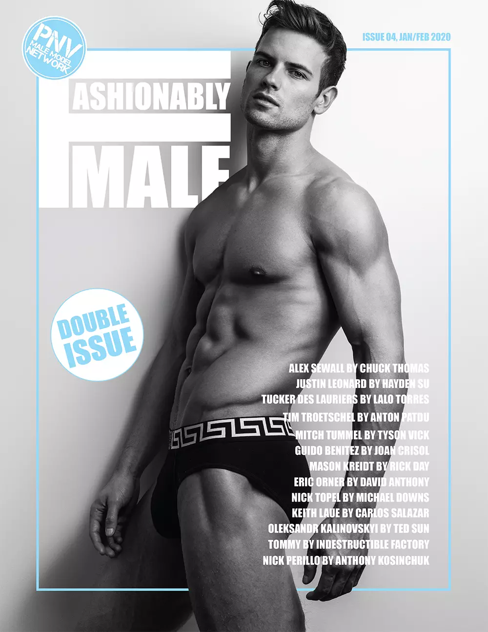 Alex Sewall פון Chuck Thomas פֿאַר PnVFashionably male Magazine Issue 04