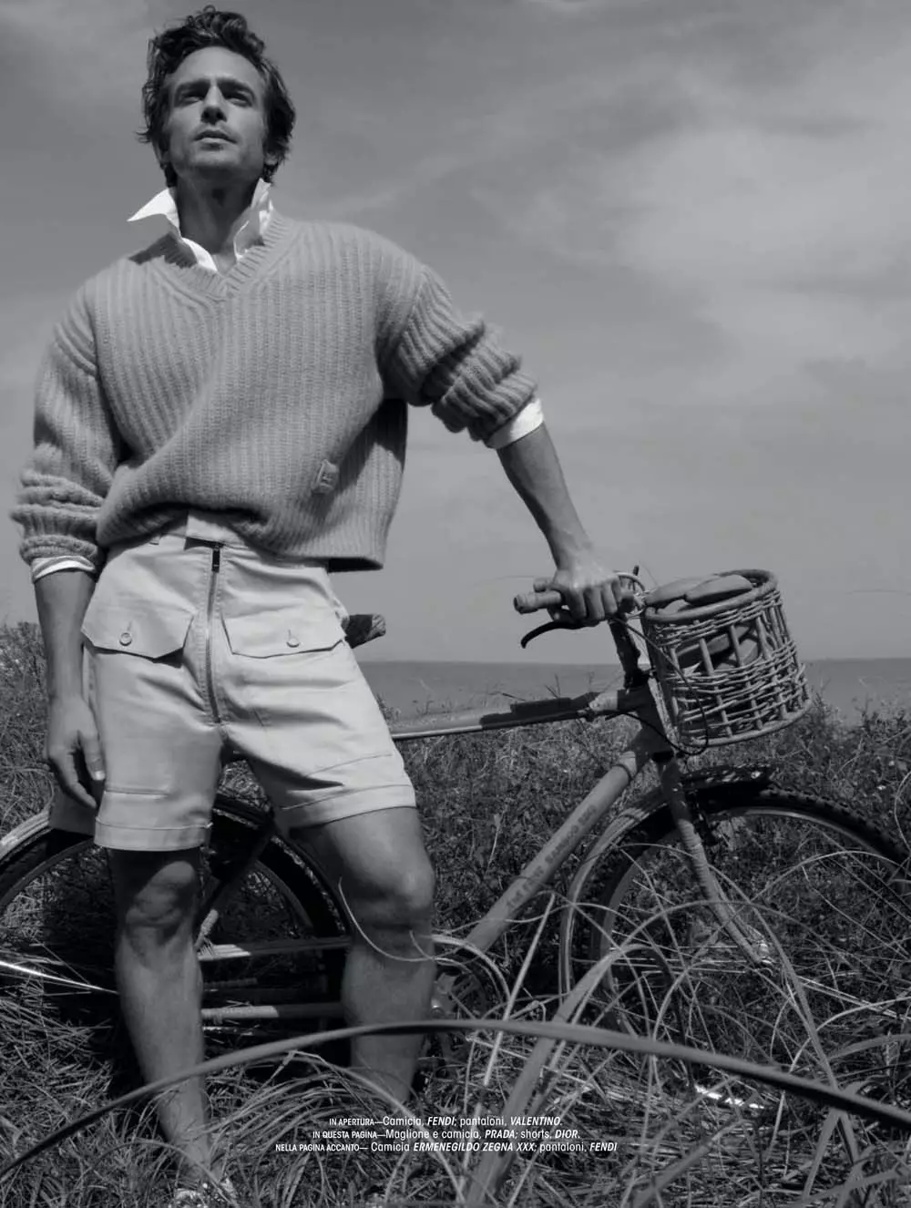 Jason Morgan av Greg Lotus för L'Officiel Hommes Italia våren 2021 Editorial