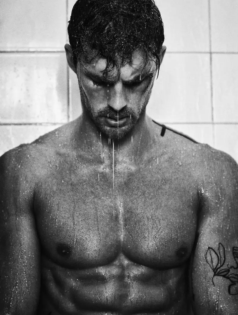 Christian Hogue naKosmas Pavlos weL'Officiel Hommes Poland Spring 2020