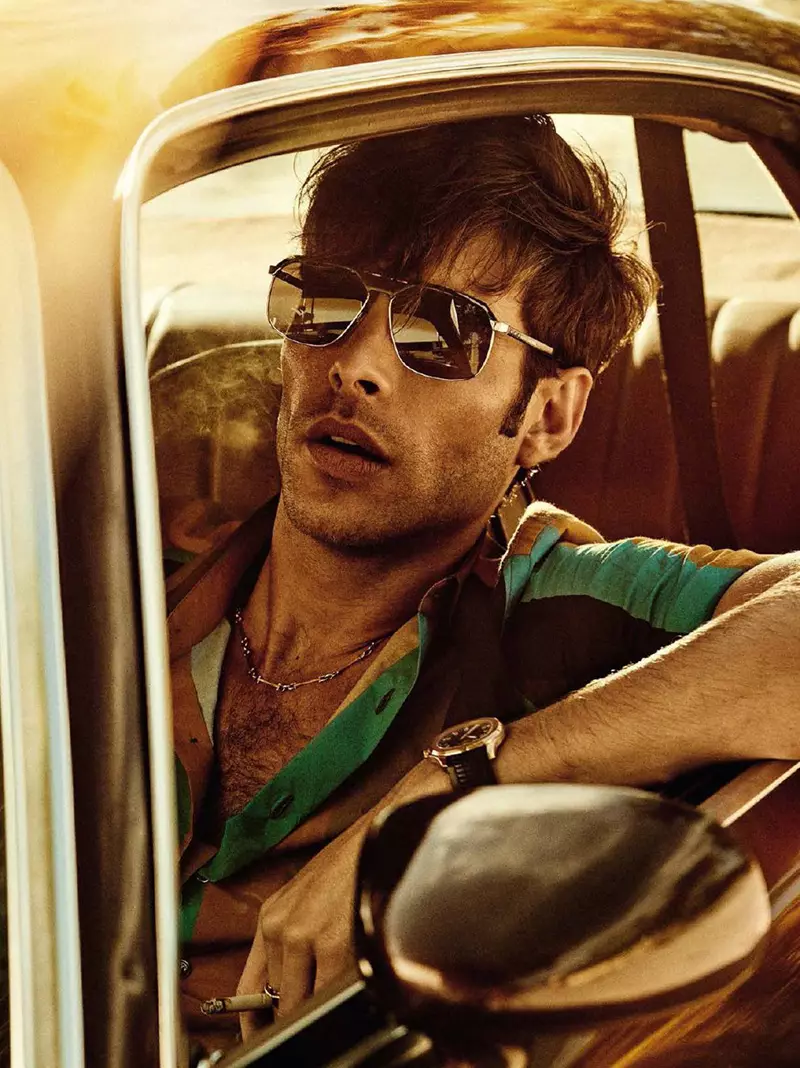 Jon Kortajarena ji hêla Giampaolo Sgura ve hatî lenskirin û ji hêla Miguel Arnau ve hatî şêwazkirin, ji bo hejmara Gulan 2016 ya GQ España.