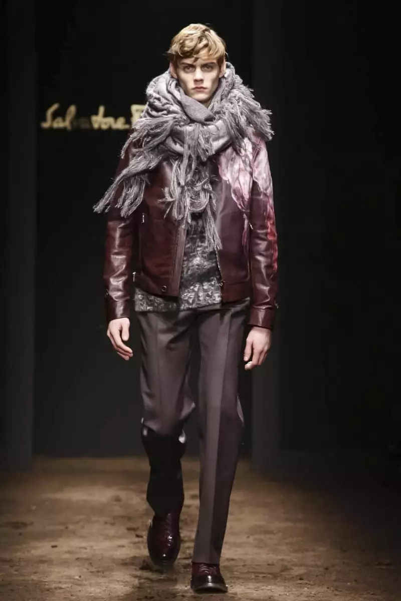 Slavatore Ferragamo Herrenmode Herbst-Winter-Kollektion 2015 in Mailand