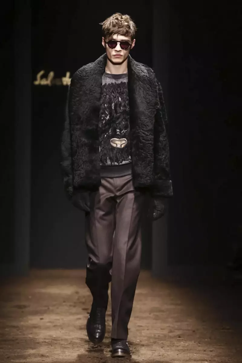 Slavatore Ferragamo Herrenmode Herbst-Winter-Kollektion 2015 in Mailand