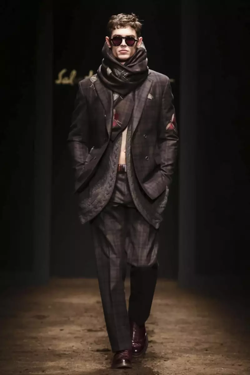 Slavatore Ferragamo Herrenmode Herbst-Winter-Kollektion 2015 in Mailand