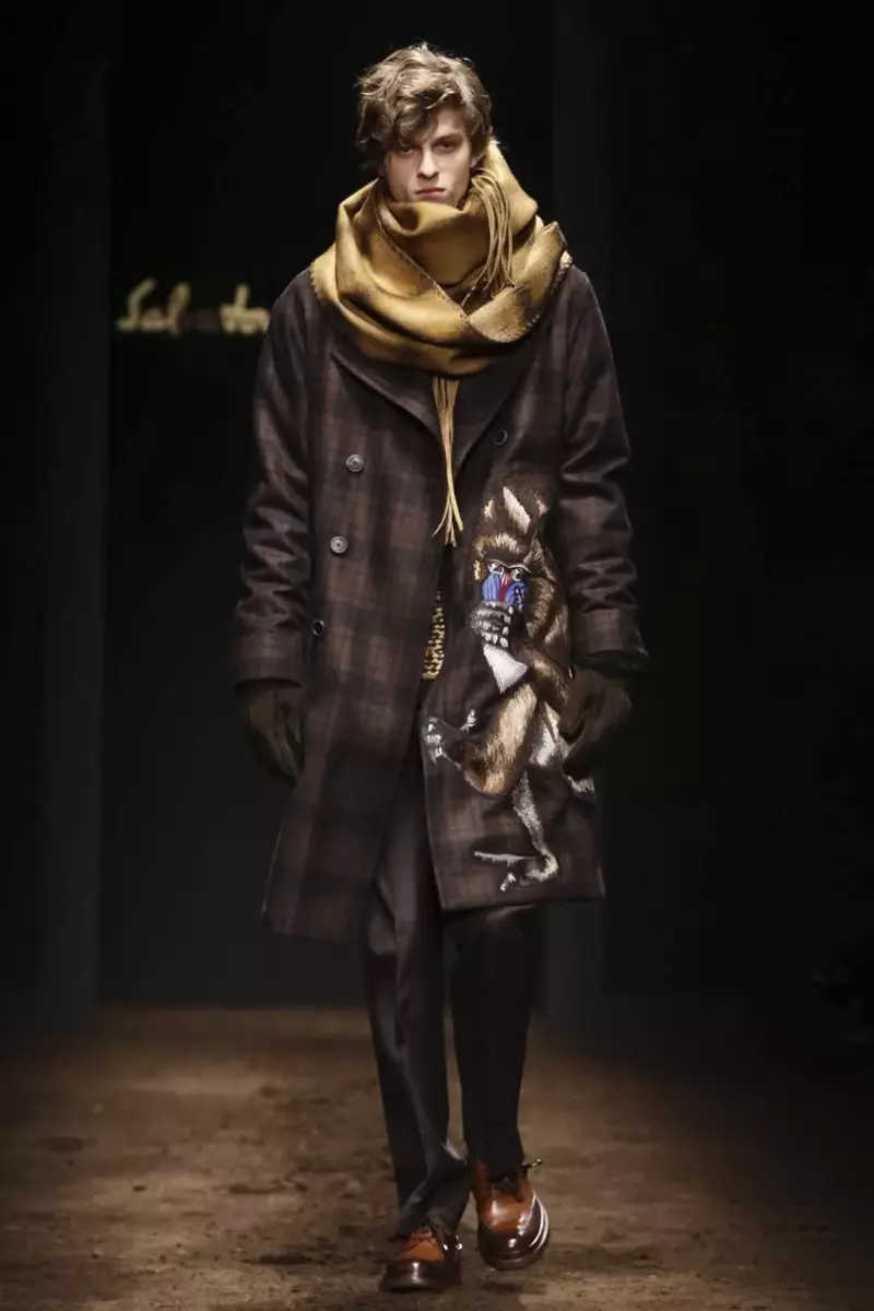 Slavatore Ferragamo Herrenmode Herbst-Winter-Kollektion 2015 in Mailand