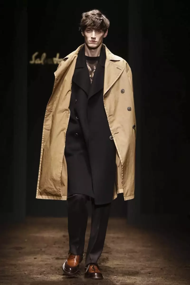 Slavatore Ferragamo Menswear Fall Winter 2015 Koleksi ing Milan