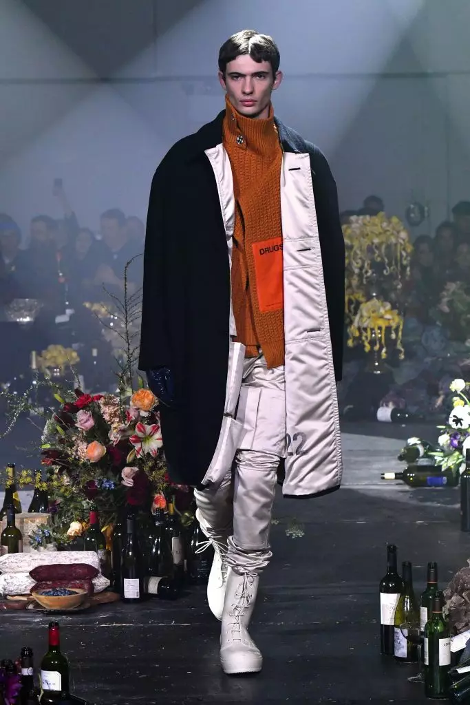 Raf Simons férfi őszi 2018