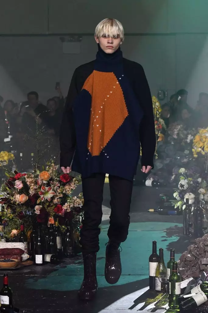 Raf Simons pentru bărbați, toamna 2018