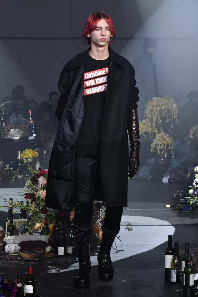 Raf Simons pentru bărbați, toamna 2018