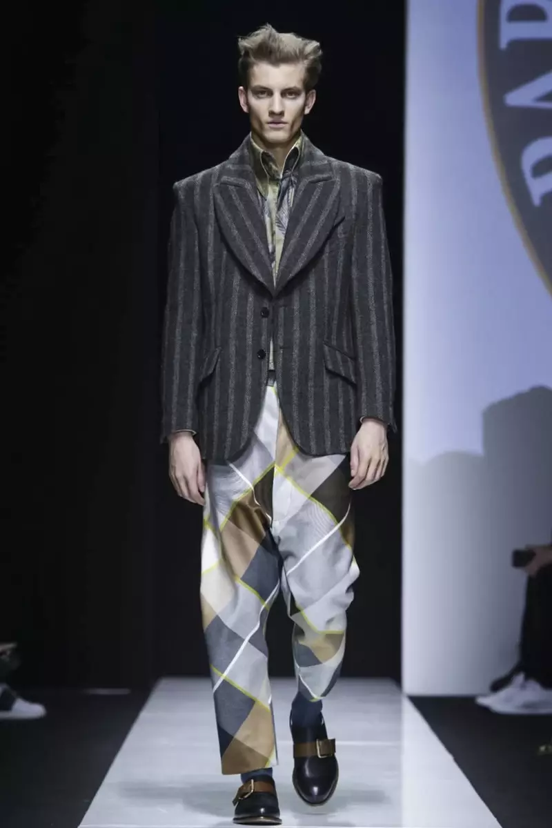 Vivienne Westwood Mansklere Herfs Winter 2015 Versameling in Milaan