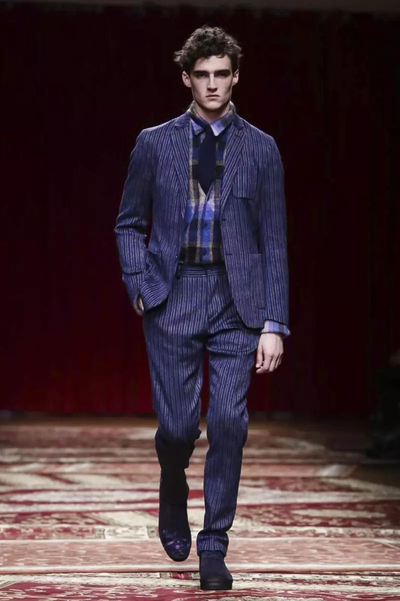 Missoni Menswear Herfst Winter 2015 Collectie in Milaan