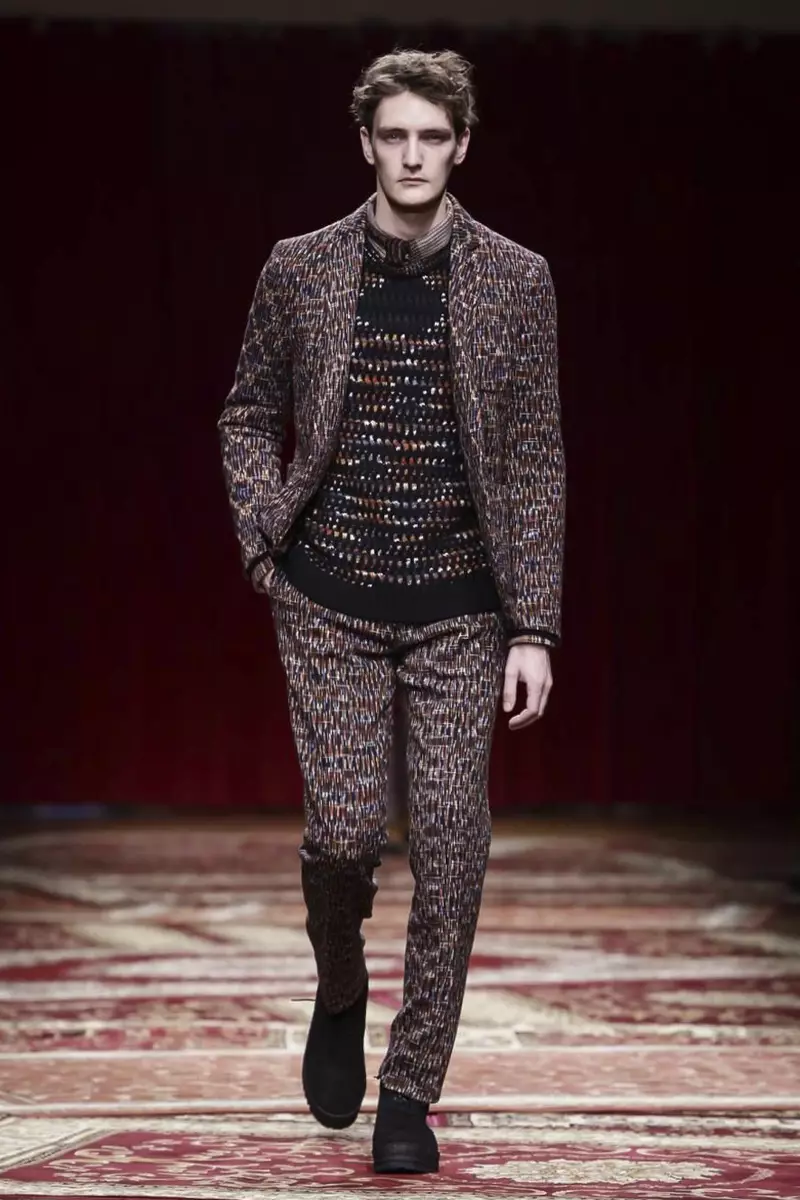 Missoni Menswear Herfst Winter 2015 Collectie in Milaan