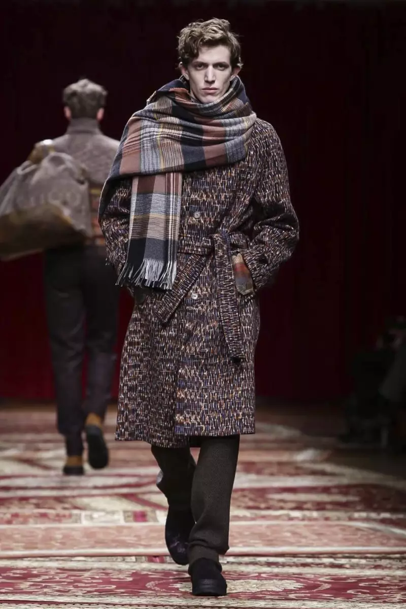 Missoni Herrenmode Herbst-Winter-Kollektion 2015 in Mailand