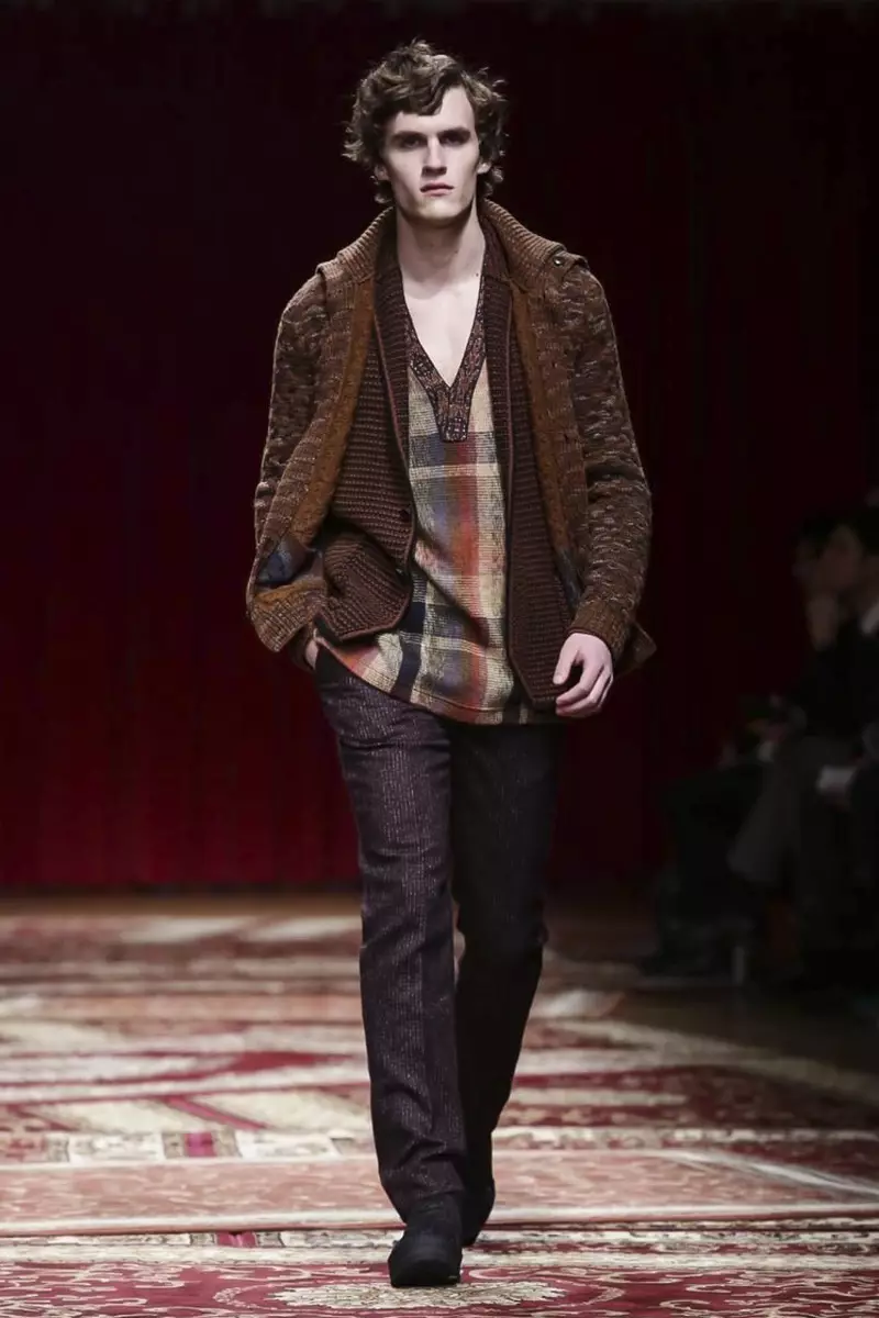 Missoni Menswear 2015. őszi-téli kollekció Milánóban