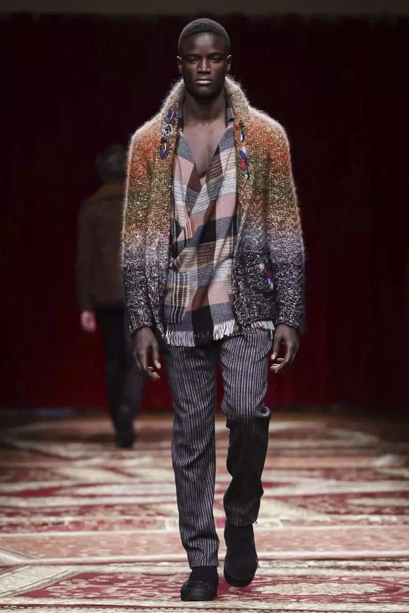 Missoni Menswear האַרבסט ווינטער 2015 זאַמלונג אין מילאַן