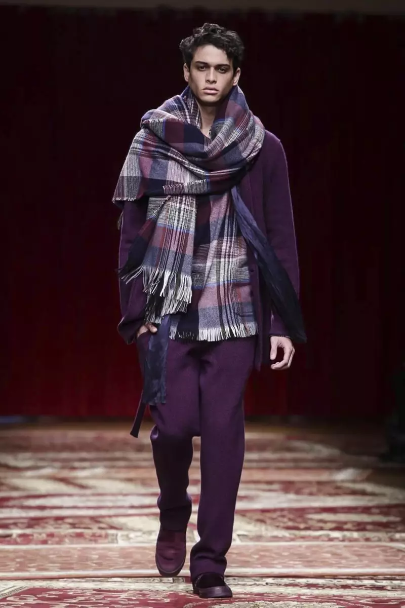 Koleksi Pakaian Lelaki Missoni Fall Winter 2015 di Milan