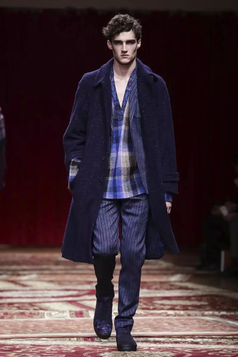 Koleksi Pakaian Lelaki Missoni Fall Winter 2015 di Milan