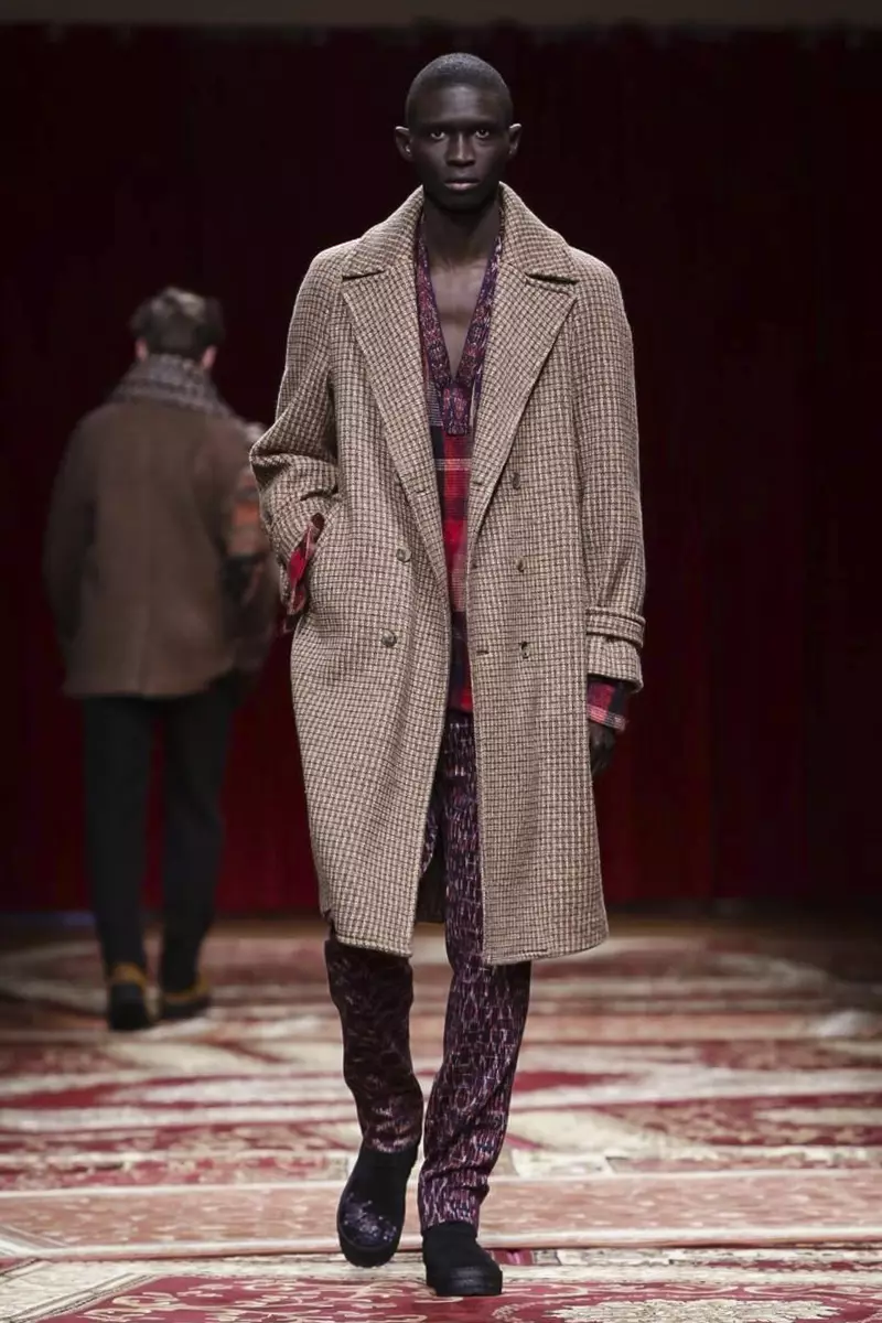 Koleksi Pakaian Lelaki Missoni Fall Winter 2015 di Milan