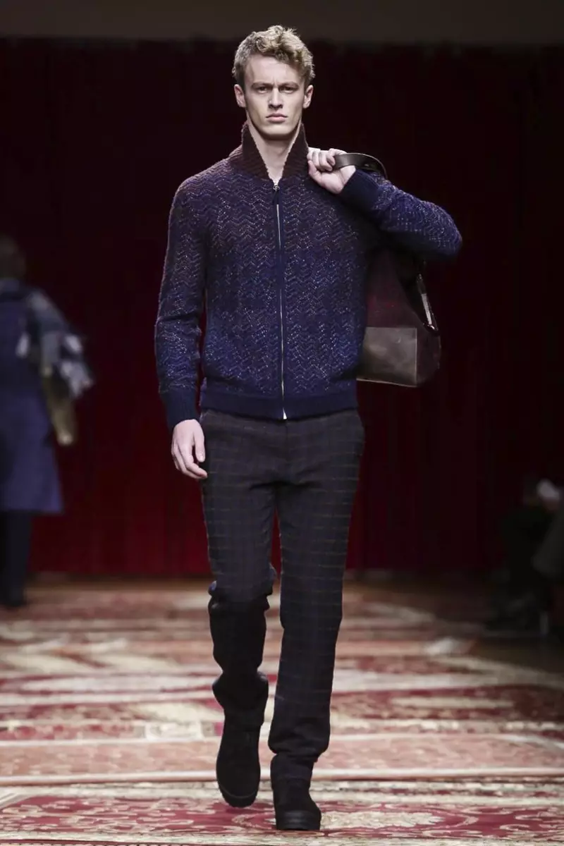 Missoni Menswear Herfst Winter 2015 Collectie in Milaan