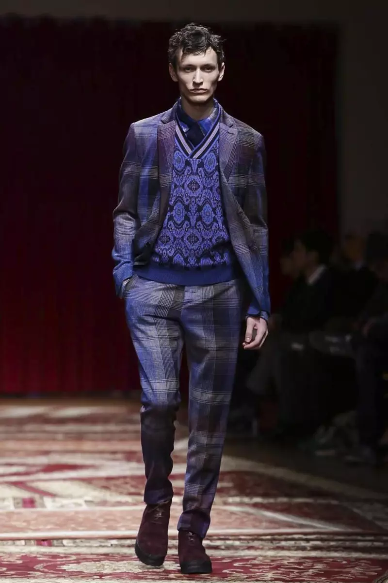 Missoni Herrenmode Herbst-Winter-Kollektion 2015 in Mailand