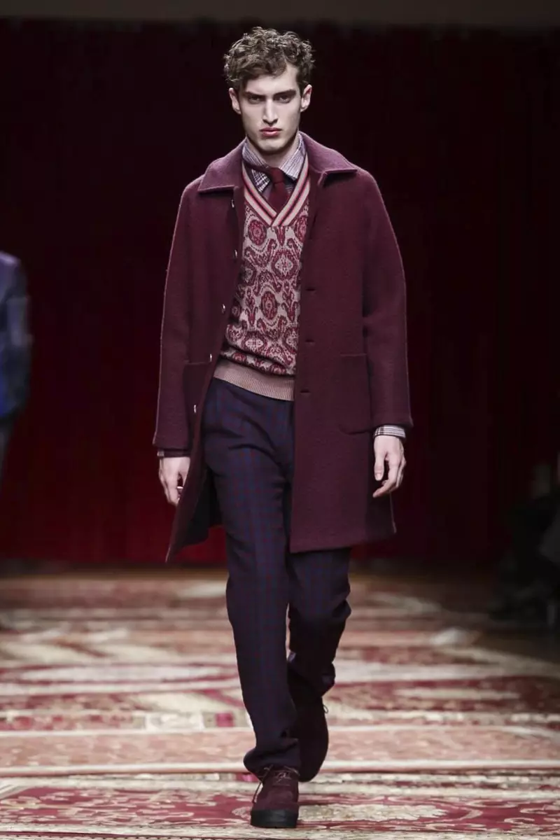 Koleksi Pakaian Lelaki Missoni Fall Winter 2015 di Milan