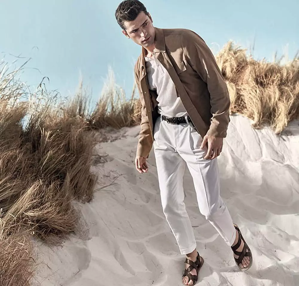 Sean O'Pry fir Beymen S/S 2020 vum Hunter & Gatti