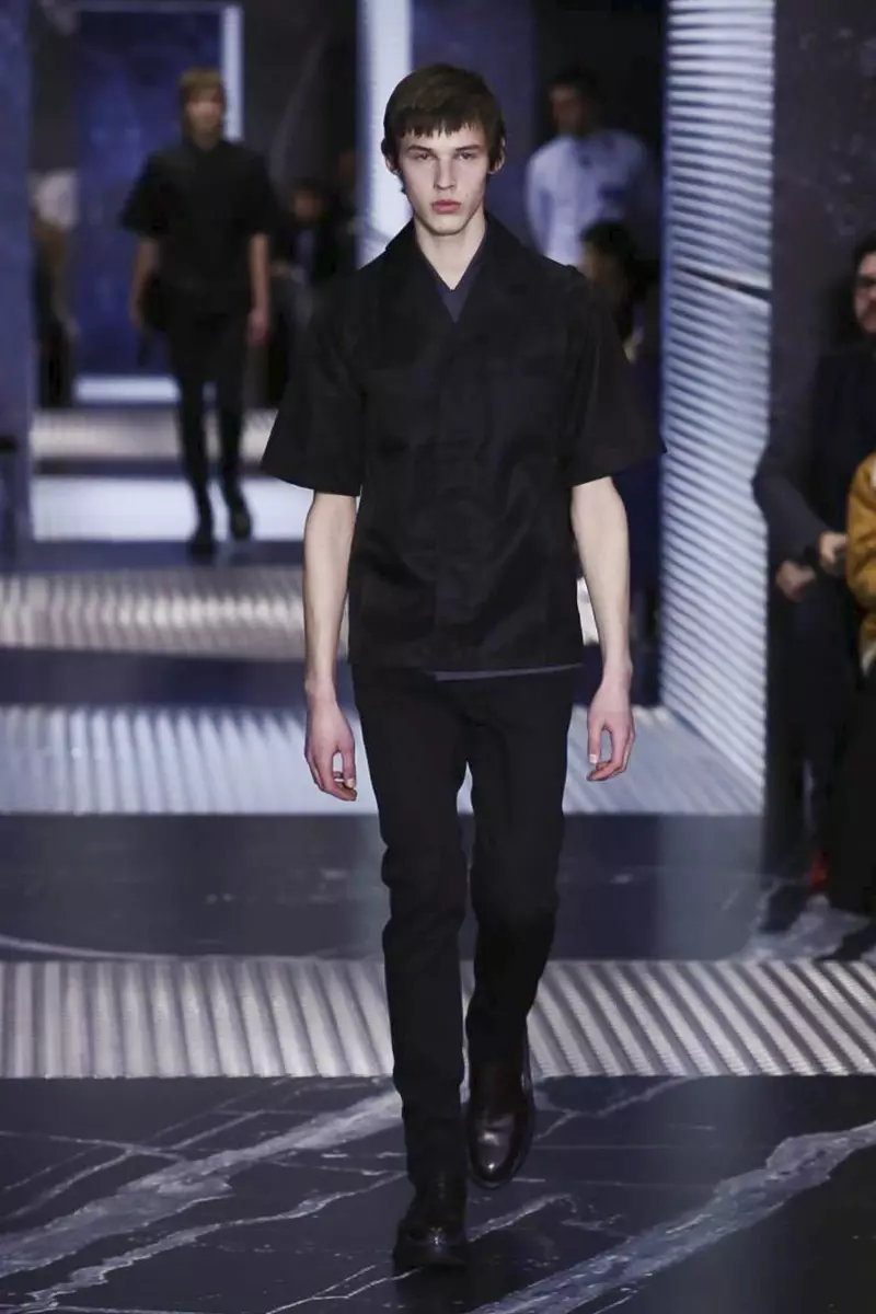 Prada Menswear Syksyn Talvi 2015 -kokoelma Milanossa