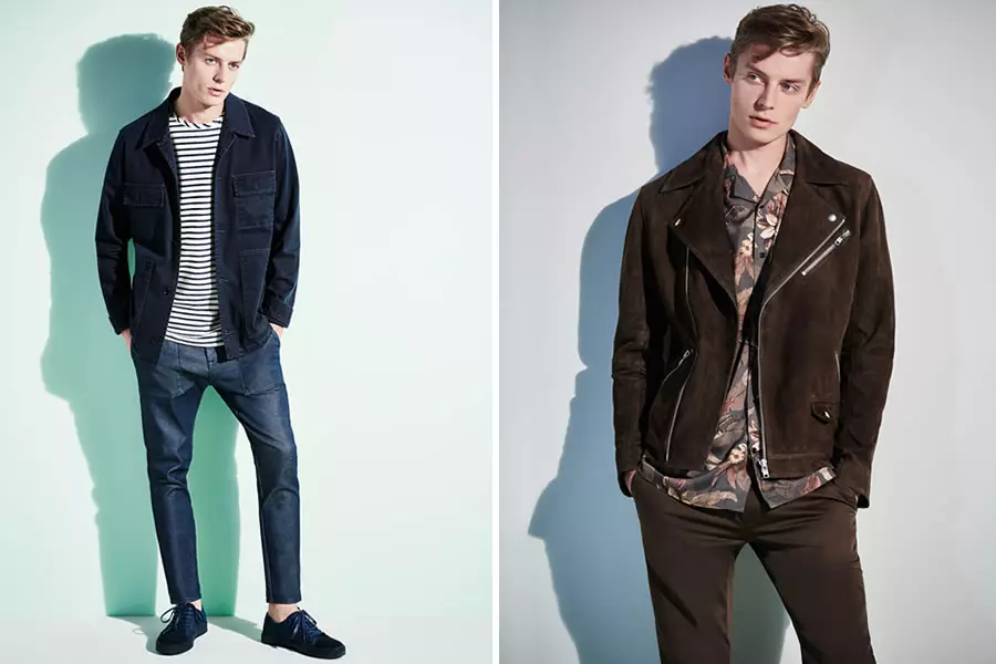 River Island útbrocht har Spring / Simmer 2016 Men's Collection mei de haadrol fan Janis Ancens, kleurige en sierlike klean dy't útsjen nei dit kommende seizoen.