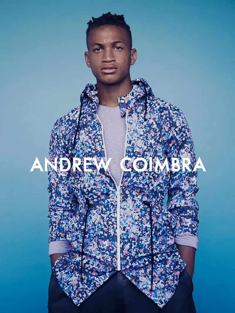 Gipagawas ni Andrew Coimbra ang iyang kampanya sa Spring/Summer 2016, nga adunay Brandon sa MSA Models NY, Erik sa Swish Model Management, Steve, Jason, Matthew, Travis, Sadiq, ug Dale sa Plutino Models, gipusil ni Mckenzie James.